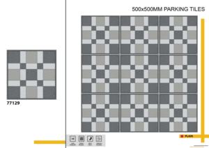 กระเบื้องปูพื้นจอดรถประสิทธิภาพสูง ขนาด 50x50 ซม. ผลิตขึ้นเพื่อโครงการโครงสร้างพื้นฐานในเมืองที่ต้องการความแข็งแรงและการใช้งานกลางแจ้งที่ทนทาน - Product Image 5