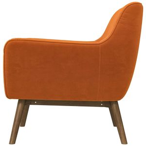 Chaise Longue Panom in Velluto Arancione Bruciato per Relax e Riposo - Product Image 5