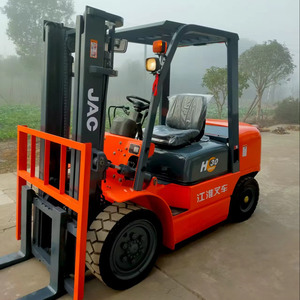 Montacargas Diésel JAC de 3 Toneladas CPCD30H 4WD con Mástil de Tres Etapas, Repuestos Usados, Motor Diésel para Construcción, Fuente de Energía, Venta Económica - Product Image 1