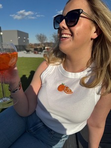 Handcrafted Beaded Embroidery Seed Beads Tank <b>Top</b> For Girls Artistic Seed Beads Embroidered Tank <b>Top</b> Unique Fashion Look - Product Image 3