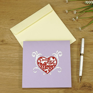 สินค้าใหม่มาใหม่งานฝีมือกระดาษสุขสันต์วันแม่ 3d ผู้ผลิตการ์ดอวยพรจากเวียดนาม HMG - Product Image 6