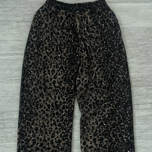 HIgh Quality <b>Oversized</b> Animal Cheetah Print 2 Piece Digital Stack Terry 100 Percent Cotton <b>Sweatpants</b> and Hoodie Set - Product Image 5
