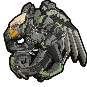 Nouveau design, patch en caoutchouc PVC 3D adhésif personnalisé de haute qualité avec bordure Merrow pour chapeaux et vêtements d'extérieur – Tailles et couleurs personnalisées - Product Image 1