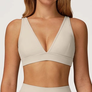 Sujetador deportivo sexy de alta calidad para mujer, sin espalda, de gran soporte, suave, transpirable, elástico en cuatro direcciones, para fitness, venta al por mayor personalizada. - Product Image 3