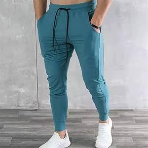 Pantalones Deportivos Casuales de Cintura Media para Hombre, Tallas Grandes, Modelo Explosion, para Gimnasio, Running, Ejercicio, Servicio OEM - Product Image 2