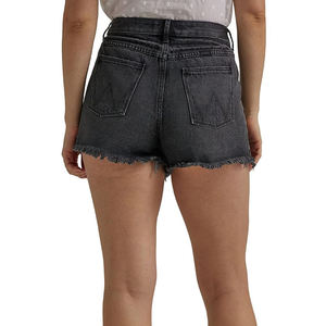 Shorts en jean pour femmes, décontractés, taille haute, nouvelle collection, best-seller, très demandés, en denim uni déchiré - Product Image 4