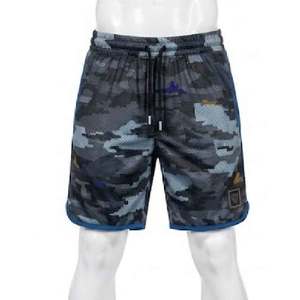 Shorts en maille camouflage streetwear personnalisés pour hommes – OEM/ODM, respirants, confortables, prix usine, commandes en gros, athlétiques - Product Image 2