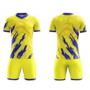 Uniforme de Fútbol Personalizado de Alta Calidad, Absorbente de Impactos, Antibacteriano, Elástico, Ligero, de Secado Rápido y Cómodo - Product Image 3