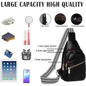 Sac à bandoulière marron pour femme, petit sac de poitrine pratique pour le travail et le shopping, sac messager - Product Image 4