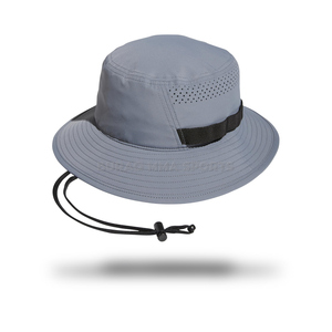 Custom Logo <b>Summer</b> Velour/Denim Casual Bucket Hat Unisex Washable Beach <b>Cap</b> in Multiple Colors with Embroidered Logo - Product Image 3