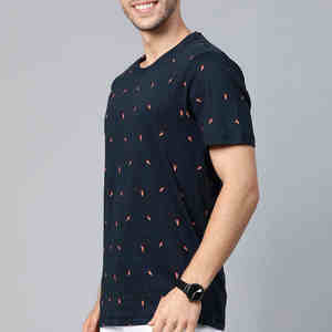 Camiseta de Hombre 100% Algodón, Corte Regular, Cuello Redondo, Diseño Básico, Hecha a Medida, Calidad Premium, Camiseta Básica para Hombre - Product Image 2