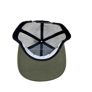 Wholesale Adjustable Mesh Trucker <b>Hat</b> with Contrast Design and Custom Logo Embroidery - Product Image 2