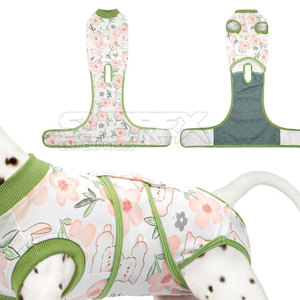 Traje de Recuperación para Perros - Algodón y Poliéster, Moderno, Ecológico, Suave, Transpirable, Postoperatorio, Ajustable y Cómodo - Product Image 2