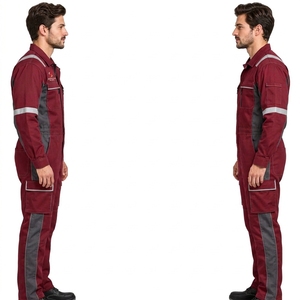 Overol de Seguridad Reflectante, Traje de Trabajo de Poliéster Resistente, Diseño de Alta Visibilidad, Ropa de Trabajo Transpirable, OEM - Product Image 6