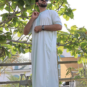 Proveedor de Thobes Personalizados, Túnica Árabe Tradicional, Tela Elástica de Algodón, Servicio OEM para Marcas de Moda y Pedidos al por Mayor - Product Image 6