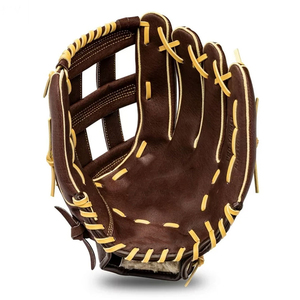 Guante de Béisbol y Sóftbol de Cuero Personalizado, Equipo de Entrenamiento de Campo de Alta Calidad y Equipo de Práctica Transpirable - Product Image 1