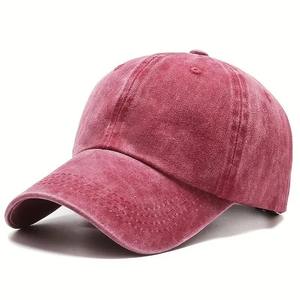 Gorras Deportivas Recién Llegadas, Gorras de Béisbol Ligeras de Venta Caliente, Gorras Deportivas de Algodón 100% con Múltiples Paneles, Gorras de Béisbol con Acabado Lavado al Ácido - Product Image 4