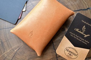 Portefeuille en cuir sans couture grande capacité, extensible, fin, pour affaires, modèle SLW-0013 - Product Image 2