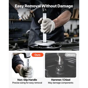 Kit pressa cuscinetti a 7 pezzi con attrezzo per montaggio guarnizioni e cuscinetti, asta di prolunga per impugnatura, per manutenzione e riparazione utensili - Product Image 4