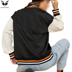 New Arrival Make Own Good Supplier Newest Design OEM ODM Service Comfortable Hand Made Women Wear Varsity Jackets Winter Wear - Product Image 5
