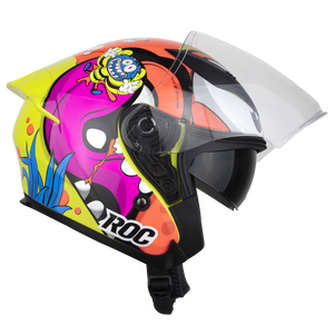 OEM ODM Nuevo Vietnam Fabricado Royal R68 Open Face Casco de motocicleta Gráfico Avanzado ABS Shell Dual Visor Quick Release Soft - Product Image 2