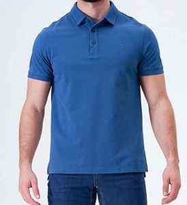 Camisa de Golf Lisa de Alta Calidad para Hombre, Camisa Lisa de Manga Corta para Hombre, de Secado Rápido, Antiarrugas, 100% Algodón, Camisa Polo - Product Image 1