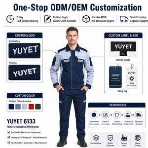Conjunto <span class=keywords><strong>de</strong></span> Chaqueta y Pantalones <span class=keywords><strong>de</strong></span> Trabajo Industriales Impermeables y Resistentes al Viento con Logotipo Personalizado, Venta al Por Mayor <span class=keywords><strong>de</strong></span> Fábrica OEM, Duraderos, Certificados CE - Product Image 5