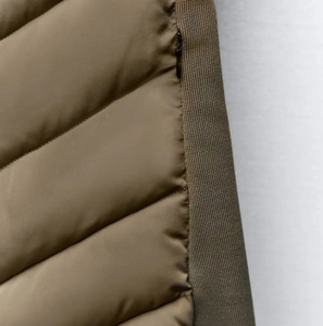 Gilet d'hiver personnalisable pour femme, chaud, à capuche, sans manches, court, imperméable, style décontracté, matelassé - Product Image 5
