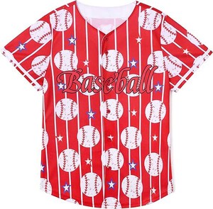 Camiseta de Béisbol Sublimada Transpirable para Hombre, Diseño Moderno Personalizado, Impresión Completa, Ropa Deportiva de Estilo Urbano a la Moda - Product Image 1