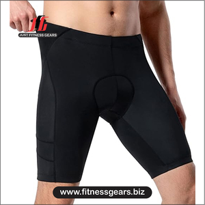 High Performance Eco-Friendly Breathable Spandex/Polyester <b>Cycling</b> <b>Shorts</b> Customizable Options Men-<b>Padded</b> Comfort Quick Dry - Product Image 1