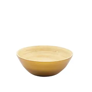 越南竹纤维碗定制工艺品定制标志竹制沙拉碗带服务器