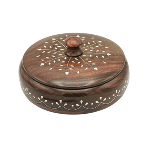 Magnifique boîte à chapati en bois pour accessoires de cuisine, récipient de stockage alimentaire, boîte à roti à prix avantageux - Product Image 1