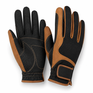 Gants d'équitation personnalisés imprimés de haute qualité, en cuir respirant, essentiels pour l'été, vente chaude, directement de l'usine - Product Image 6