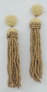 Pendientes de tuerca con cuentas chapadas en oro de alta calidad, tendencia 2026, joyería artesanal con cuentas, para mujer, para aniversario romántico - Product Image 2