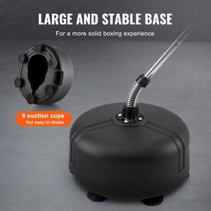 Ensemble de sacs de frappe autoportants réglables en hauteur pour adolescents et adultes, sac de frappe de boxe réflexe, support en acier, gants pour l'entraînement - Product Image 5