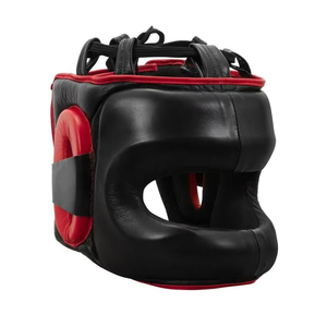 Protège-tête de boxe en cuir professionnel hautement personnalisable, prix de gros, nouvelle arrivée, réglable pour l'entraînement et la protection - Product Image 2