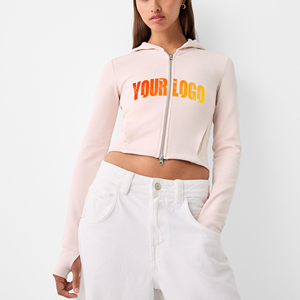 Best Warm Up Women Hoodies Winter Wear Custom Solid Color Women Hoodies Best Material Anti-pilling breathable hoodies for woman - Product Image 4