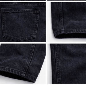 Pantalones Vaqueros de Algodón 100% Ecológicos, Corte Regular, Multibolsillos, Estilo Casual Elegante, para Hombre, con Elasticidad Media, Nuevo Diseño - Product Image 3