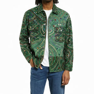 เสื้อเชิ้ตเดนิมผู้ชายแบบสั่งทำ OEM ปี 2024 คุณภาพดีสำหรับใส่ลำลอง แฟชั่นใหม่ ระบายอากาศได้ดี ผ้าถักทอ - Product Image 2