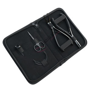 Kit de Herramientas Profesionales para Extensiones de Cabello Negro con Microperlas, Alicates de Crimpado, Tijeras de Corte, Agujas Curvas en Estuche de Almacenamiento - Product Image 6