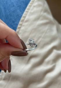 Trending 3CT Oval Cut Moissanite Signet <b>Ring</b> Original 925 Silver Fine Promise Gift Jewelry For Wedding Charms - Product Image 6