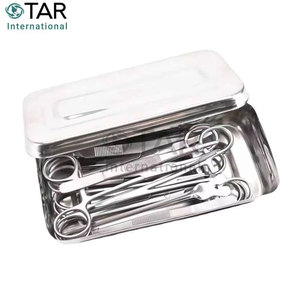Kit de 13 instruments chirurgicaux en acier inoxydable pour la chirurgie mineure, le soin des plaies et la suture - Product Image 4