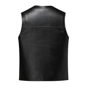 Chaleco de Cuero Genuino de Alta Gama - Prenda sin Mangas de Calidad Boutique por ORREN - Product Image 2