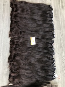 Prix de gros 100% Cheveux vierges vietnamiens non Remy naturels lisses en mèches style ondulé Extensions de tissage de cheveux Toutes les couleurs Minh Hair - Product Image 2