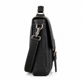 Classic <b>Leather</b> Messenger <b>Bag</b> Crossbody Shoulder <b>Bag</b> Vintage <b>Leather</b> Satchel Laptop Work <b>Bag</b> Unisex Travel Handmade Office Gifts - Product Image 3