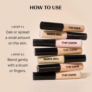 THE SAEM Cover Perfection Tip Concealer Liquide Multi-usages pour tous les types de peau, unisexe - Product Image 3