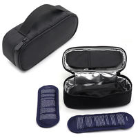 Pochette isotherme personnalisée de haute qualité pour insuline, sac de rangement thermique en polyester avec fermeture éclair pour stylos à insuline, étui de transport pour médicaments diabétiques
