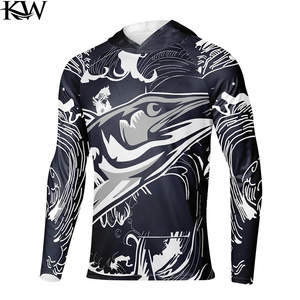 Camisa de Pesca con Capucha Unisex, Manga Larga, Protección UV UPF 50, 100% Poliéster, Secado Rápido, Transpirable, Antibacteriana - Product Image 4