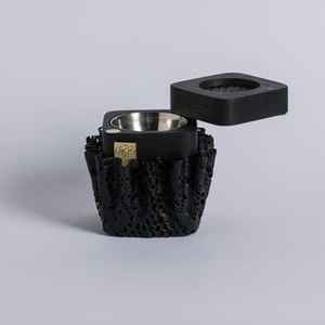 Quemador de Incienso de Madera de Pino Negro, Mubkhar de Diseño, Porta Incienso Religioso, Quemador de Incienso Bakhoor, Quemador de Incienso de Madera a Bajo Precio - Product Image 1