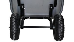 Material Transport Dump <b>Trolley</b> – Heavy Duty Metal <b>Cart</b> for Industrial Applications - Product Image 3